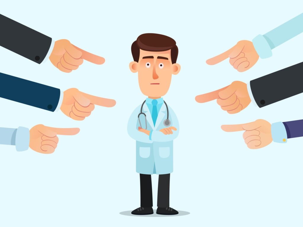 the physician is always to blame